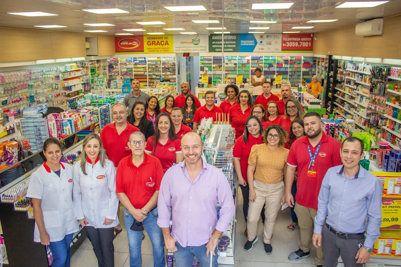 Equipe da Popularmed Niterói em Canoas